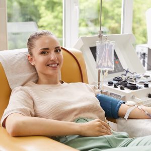 Proces darování krevní plazmy