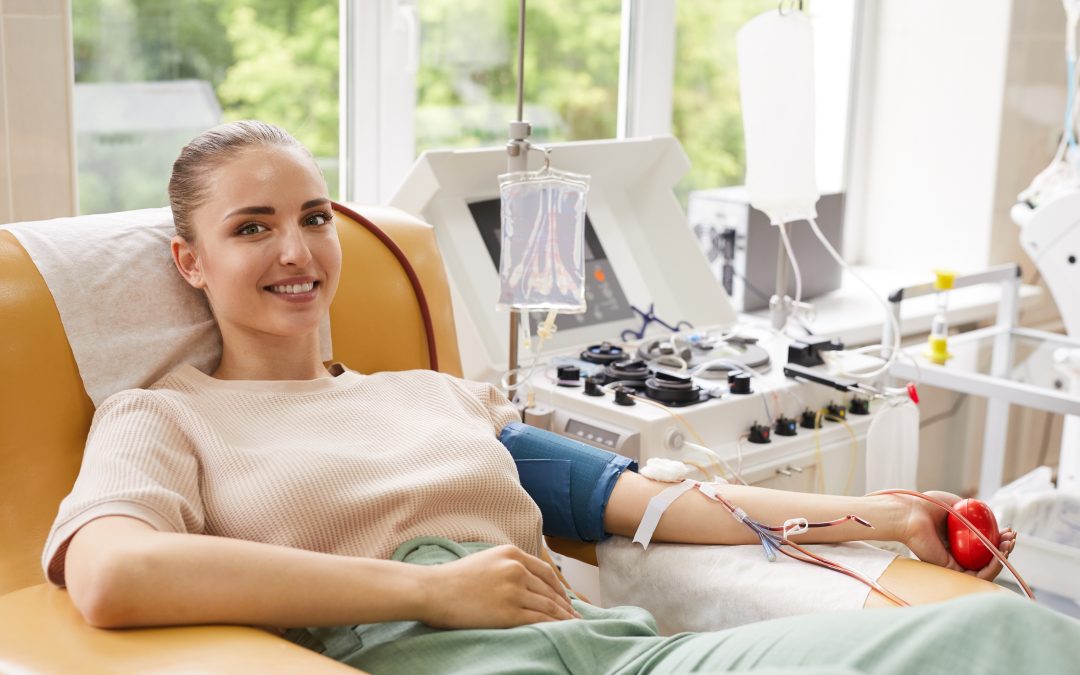 Proces darování krevní plazmy